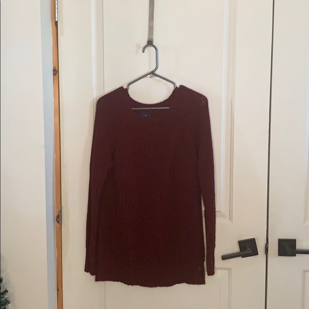 Cable knit sweater